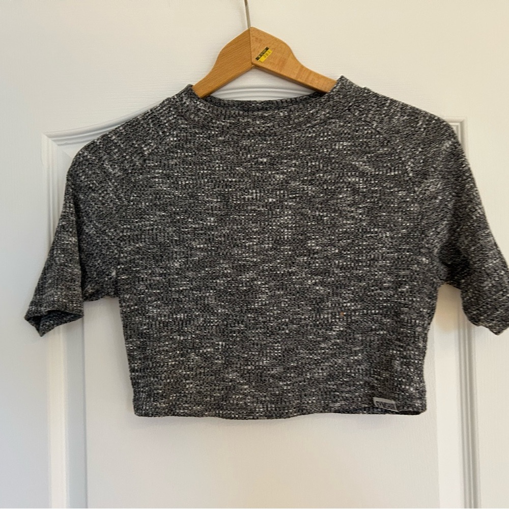 Gymshark Black and White Knit Sweater